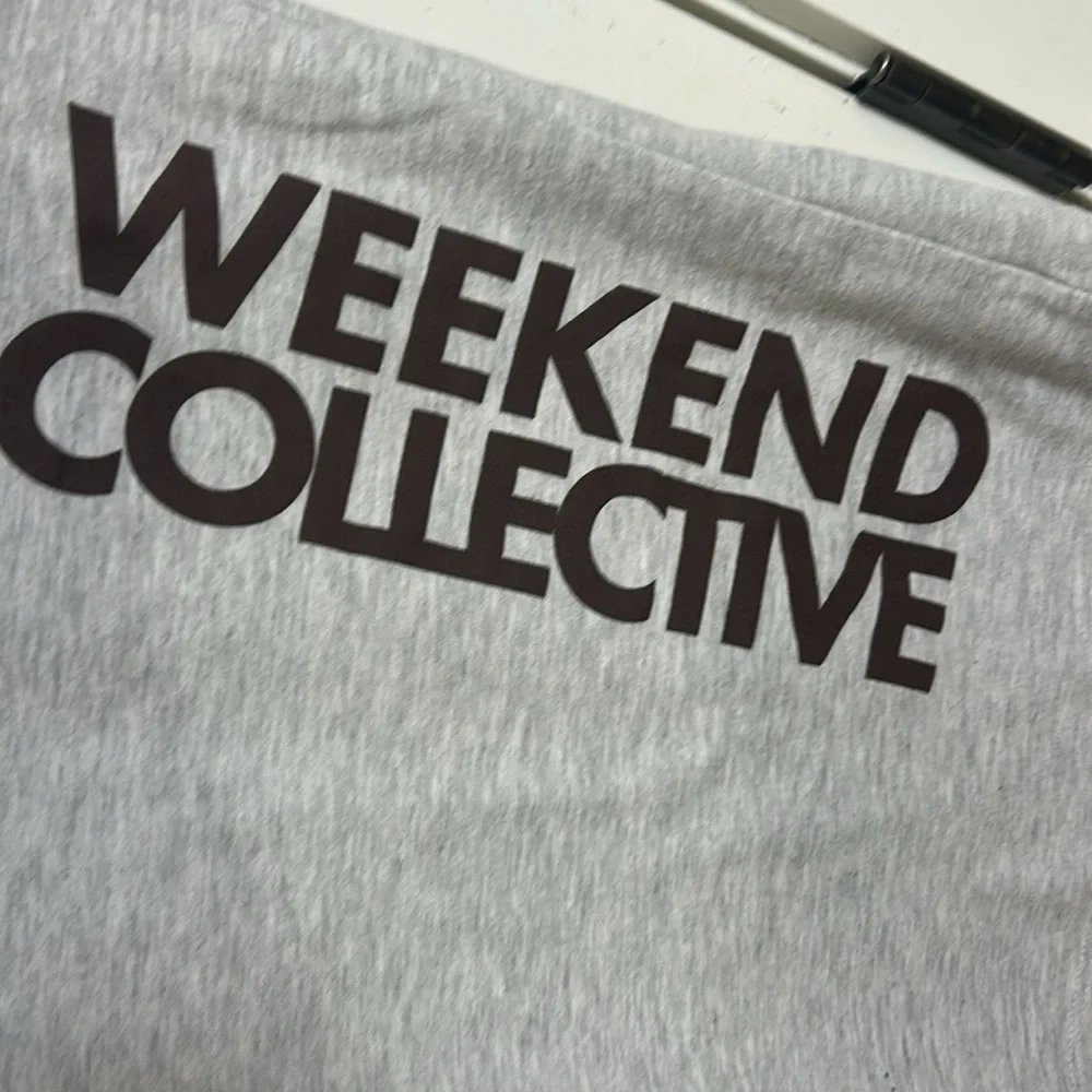 ASOS Gray Weekend Collective Tee - Short Sleeve size 6 crewneck T-shirt